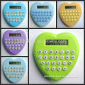 8 digits heart shaped, pretty lovely calculator/ HLD-831